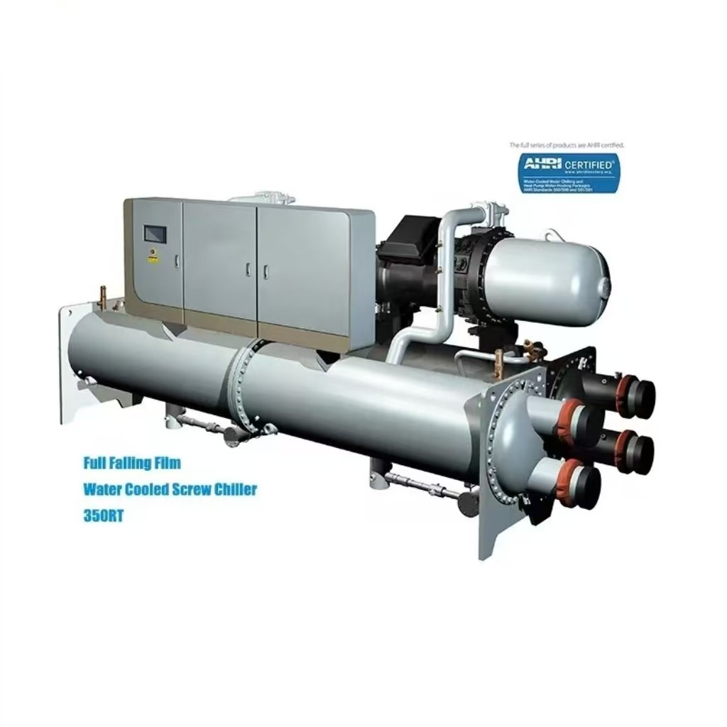 Stack Shell Chiller Industrial Water Cooled Chiller with Shell And Tube Type Heat Exchanger ...