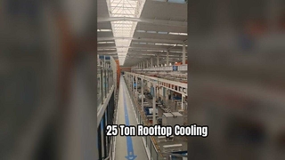 Rooftop HVAC 25 Ton Cooling Efficiency